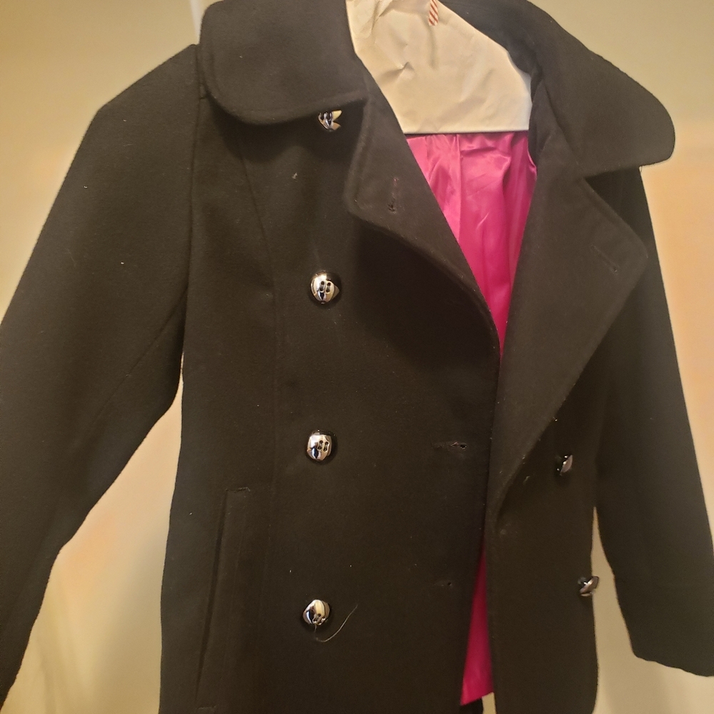 London Fog Peacoat 10/12,black